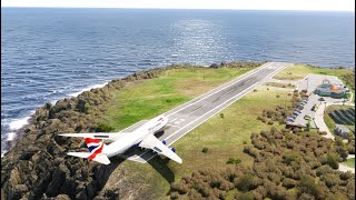 Unbelievable Cliff Takeoff! British Airways 747 vs Short Runway Challenge