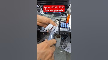 Epson L3210 L3250 Print not properly Head Cleaning #Epsonsetting #Redlightblinking #Headclean