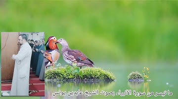أرح قلبك وسمعك واستمع الي قراءة سورة الأنبياء بصوت الشيخ عابدين يونس