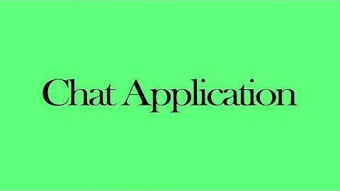 Chat application || Java Mini Projects || CSE Minor Projects