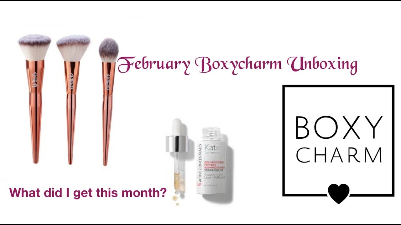 February Boxycharm unboxing YouTube