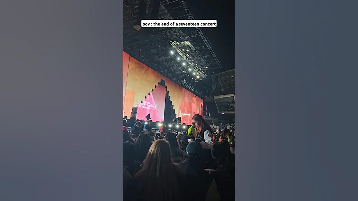 when the kpop concert ends but you have to stay for the post show goodbye event seventeen edition