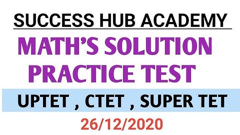 Maths Daily S.T. Solution /Success Hub Academy
