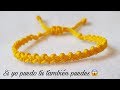 TUTORIAL DE COMO HACER PULSERAS SENCILLAS EN MACRAME / FACIL Y RAPIDO / DIY 2018