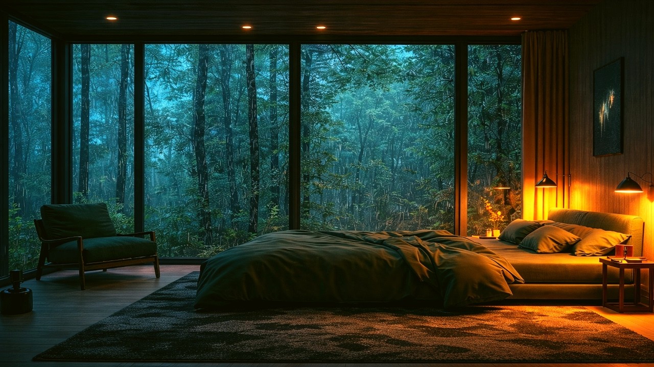 Best Rain Sounds for Insomnia (10 Hours) | No Thunder White Noise ASMR