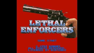 SNES Longplay [052] Lethal Enforcers (US)