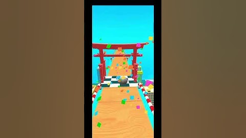 Sky Rolling Ball 3D All Level Gameplay Android,ios #shorts