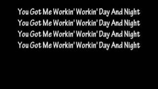 Video thumbnail of "Michael Jackson - Workin' day and night lyrics"