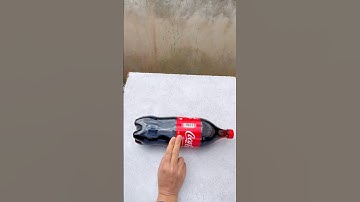 Coke Bottle vs. Gravity! | BOOM ASMR Chaos” 🥤💥 #asmr #experimnent #cocacola #satisfying