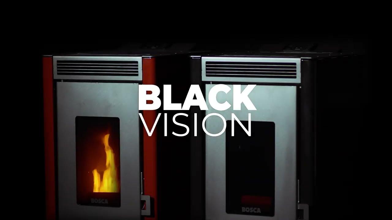 Nueva estufa a pellet Bosca Black Vision. YouTube