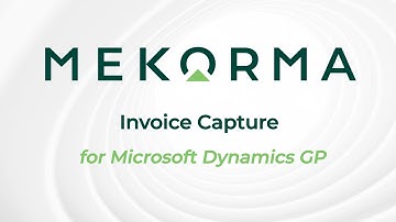 Invoice Capture: AP Automation for Microsoft Dynamics GP