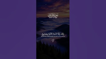 ولقد زينا السماء الدنيا بمصابيح وجعلناها رجوما_سورة الملك_فيصل محمد #فيصل_محمد #على_مكث (على مكث)