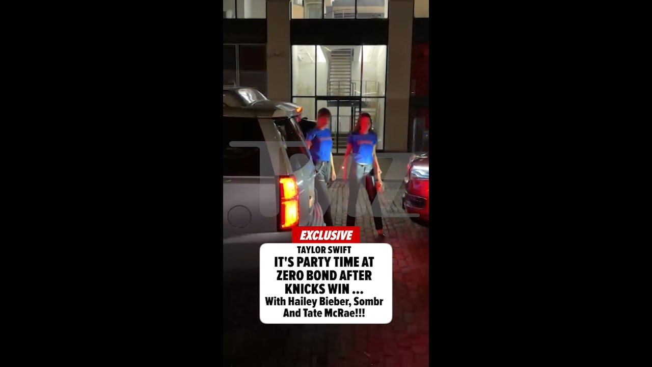 Taylor Swift Parties After Knicks' Victory Over Spurs