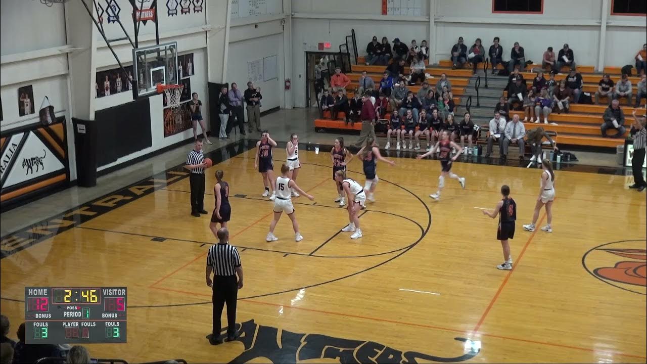 High School Basketball Centralia vs Doniphan West Varsity Girls