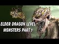 Elder Dragon Level Monsters: Part 1 - Monster Hunter Lore