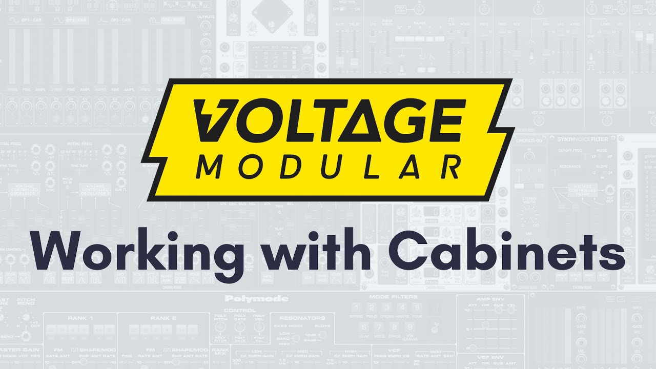 Save Time With Cabinets | Voltage Modular Tutorial - YouTube