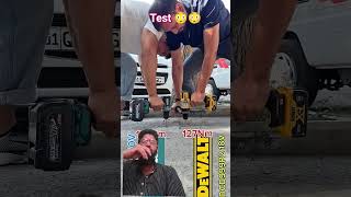 🔥 Makita vs DeWalt Drill Test #viral##Makita#DeWalt#PowerTools#ToolTest#TorqueTest#ElectricianLife