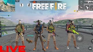 RANKED MATCH SOLO VS SQUAD |Garena Free Fire Live [ 1 VS 4]