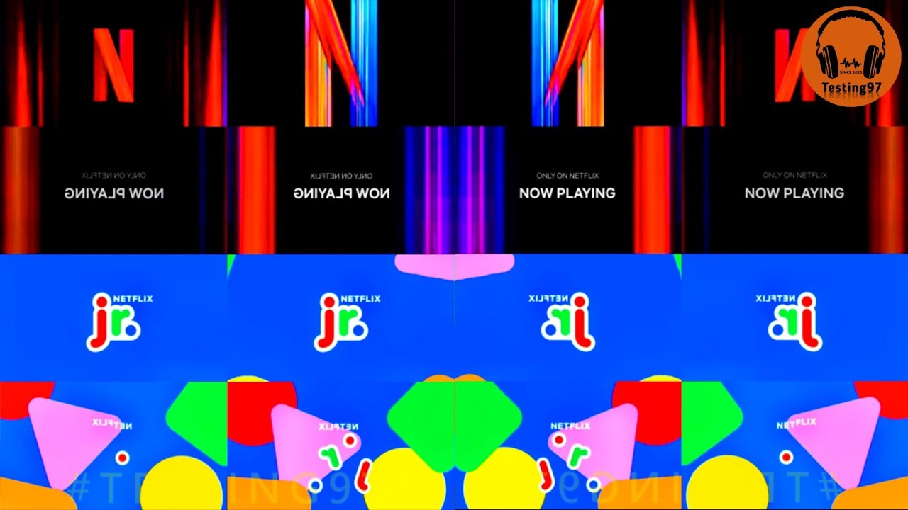 Netflix Jr Logo Intro Synchronize 16 Times | SyncsUp