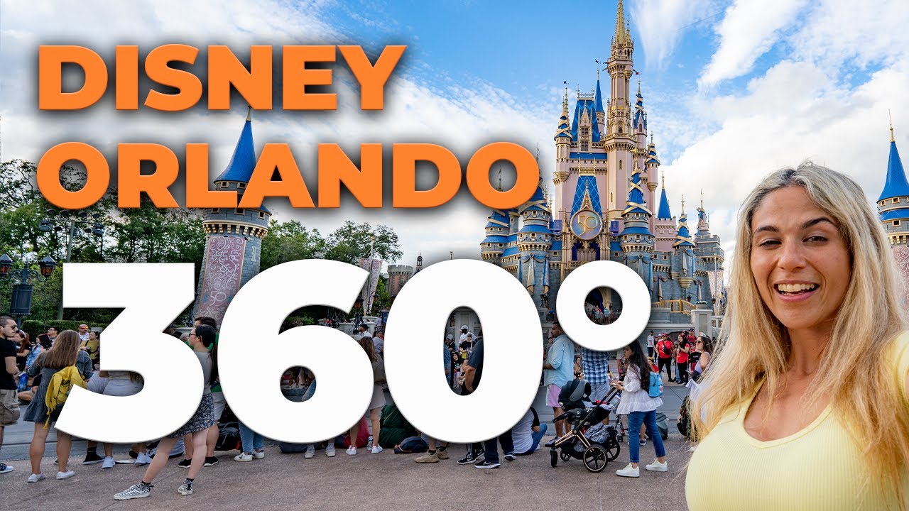 Conoce Disney, sin viajar a Disney!!🥰🎢😍🐭 CON ESTE VIDEO 360°
