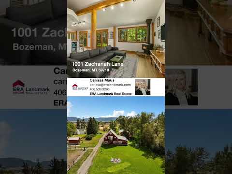 1001 Zachariah Lane, Bozeman, MT home video tour