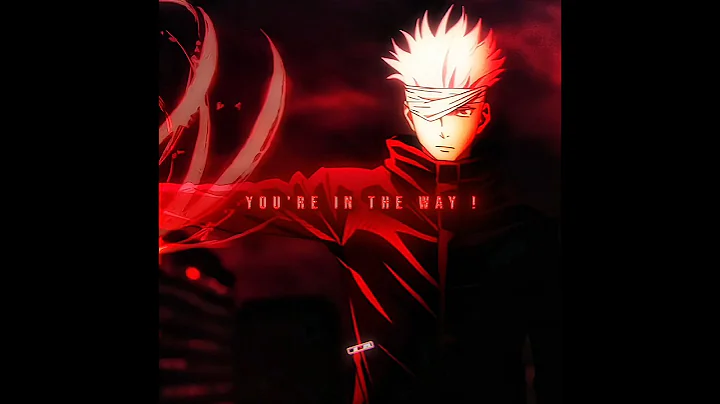 「 You're In The Way 」| Mente Ma | Gojo Edit #anime #gojocomeback #jjk #edit #amv
