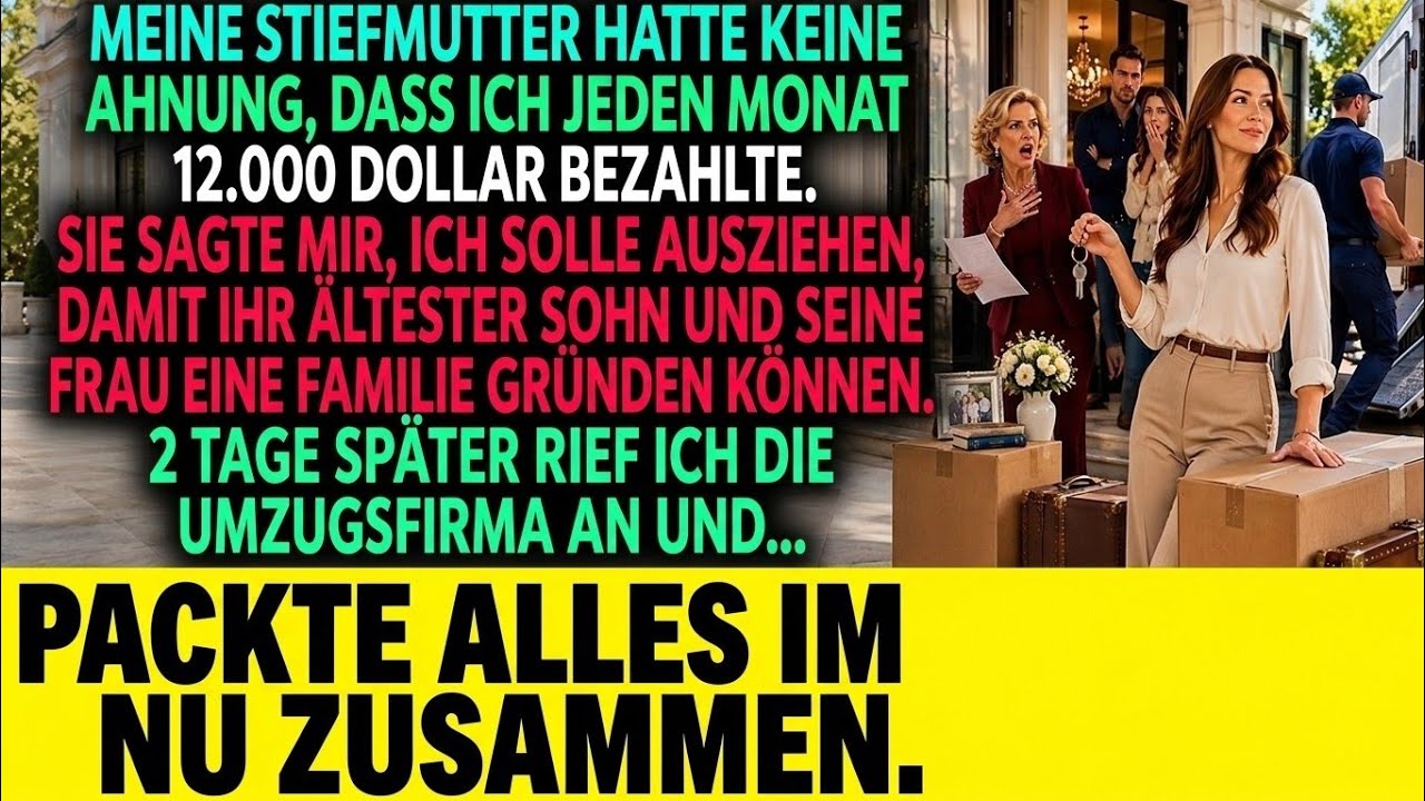 Stiefmutter warf mich raus – ohne zu ahnen, wer die 12.000 $ zahlt!