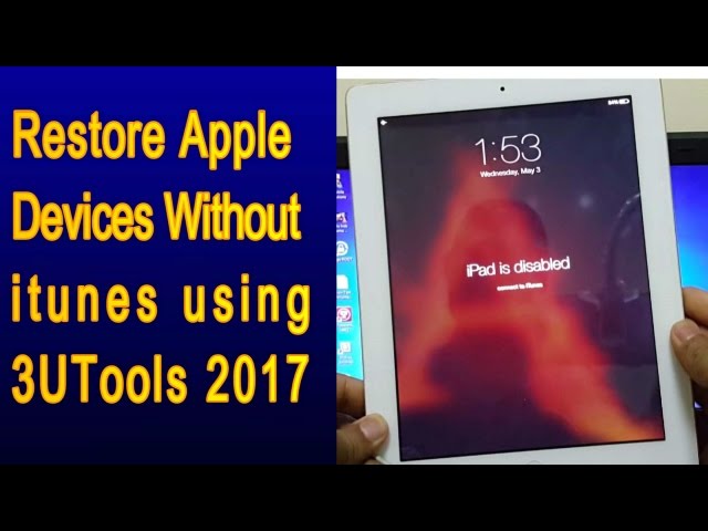 How to Restore Jailbroken iPad with or without iTunes?