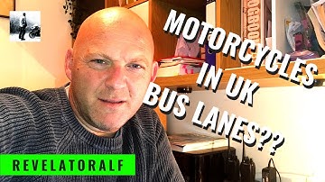 Can Motorcycles Use Bus Lanes In The UK - RevelatorAlf