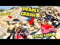 I crashed my ns 160   live accident  total loss 