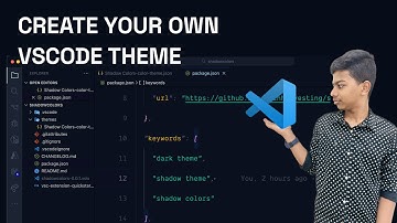 Create your own VS Code theme and publish it to the extension marketplace | TechHarvesting