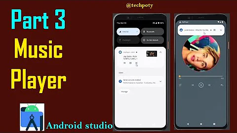 Make a Music Player | Player Service and Notification | part 3