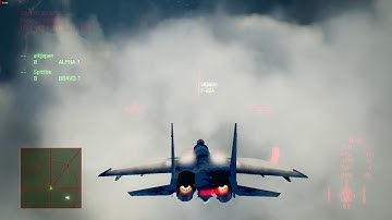 Ace Combat 7 MultiPlayer PC 1VS1 (Su-37 VS F-22A)