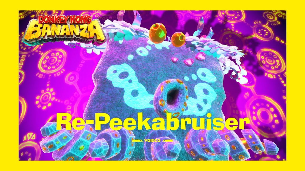 Donkey Kong Bananza | Re-Peekabruiser Boss Fight | Landfill Layer, Trashtopia SL1000