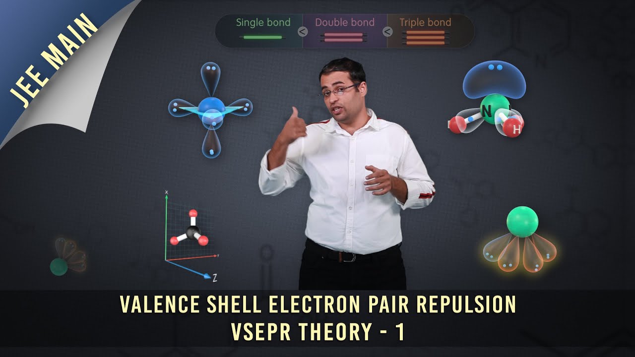 Class 11, Chemistry - Valence Shell Electron Pair Repulsion (VSEPR) Theory