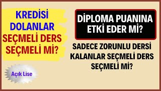 Kredim Doldu Seçmeli Ders Seçmeli Miyim? Faydası Olur Mu? Obp Yi Etkiler Mi?