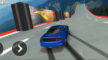 Muscle car stunts ramp car - android gameplay - 