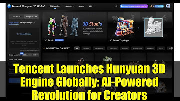 Tencent Launches Hunyuan 3D Engine Globally: AI-Powered Revolution for Creators