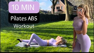 Abs 10 MIN Pilates Workout  // no equipment