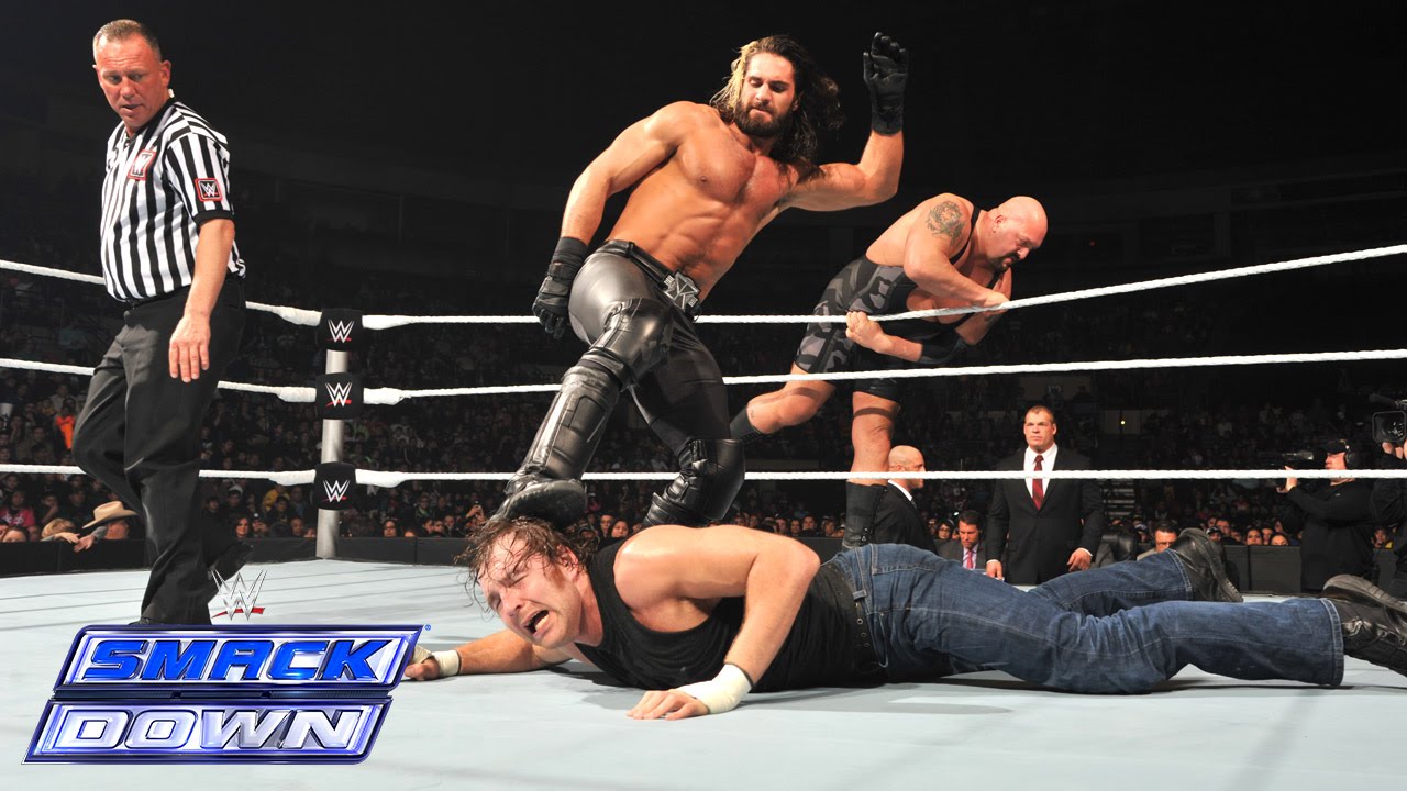 Roman Reigns Dean Ambrose Vs Big Show Seth Rollins Smackdown