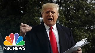 Trump Reads His Sondland Hearing Notes To Press, Underscores ‘I Want No Quid Pro Quo’ | NBC News