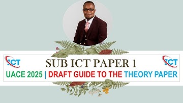 UNEB SUB-ICT PAPER 1 2025 DRAFT MARKING GUIDE TO | All the 20 Questions Fully Done in This Video