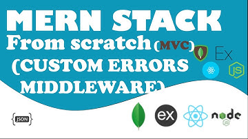 Error handling express -  mongodb express react node js PART 12