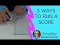 5 Different Ways to Run a Stained Glass Score