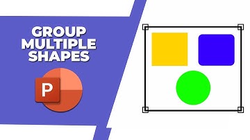 How to group multiple shapes in PowerPoint