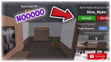 If I get a trade REQUEST the video ends | ROBLOX | MM2