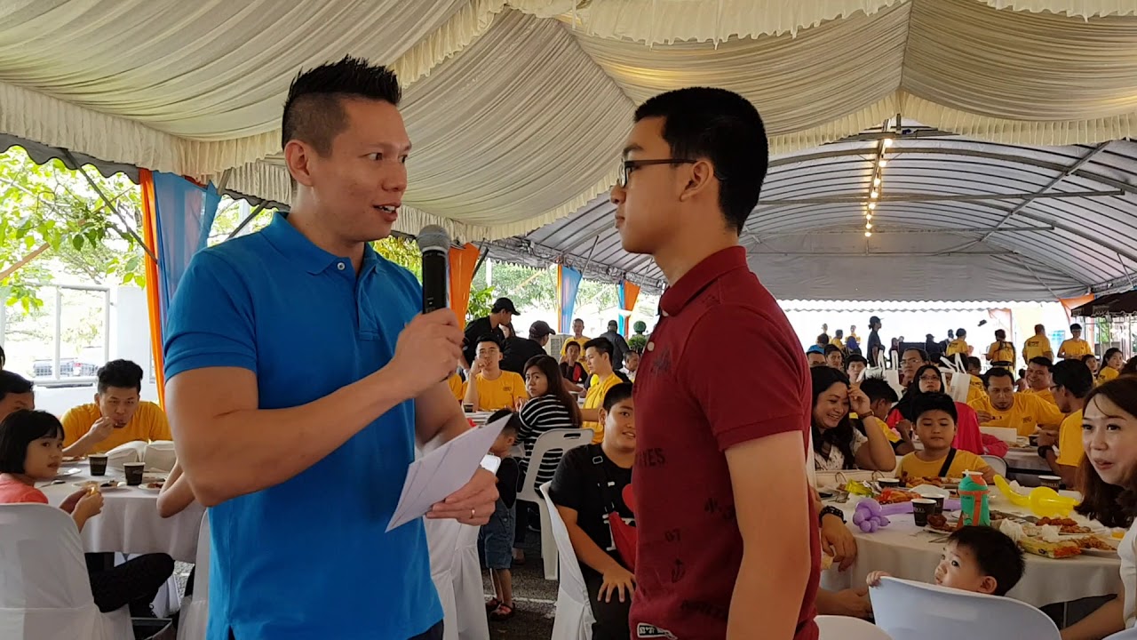 Emcee Adrian Yeoh hosts BBS Automation Family Day. Fun Games & Interactive Emcee Adrian Yeoh
