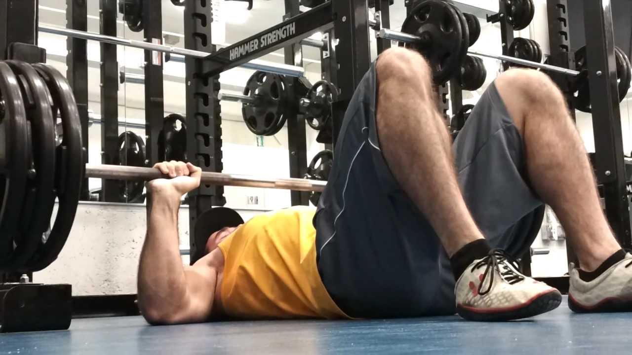 Barbell Floor press 315 YouTube
