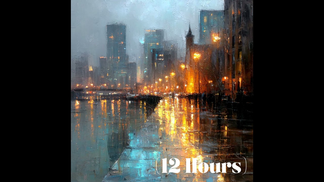 Overcast Rainy Day for Sleep ☁️ Gentle Drizzle & Misty Calm | Sleep Sound (12 Hours)