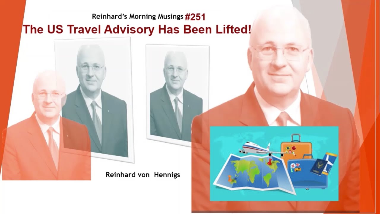 The US Travel Advisory has been lifted - YouTube